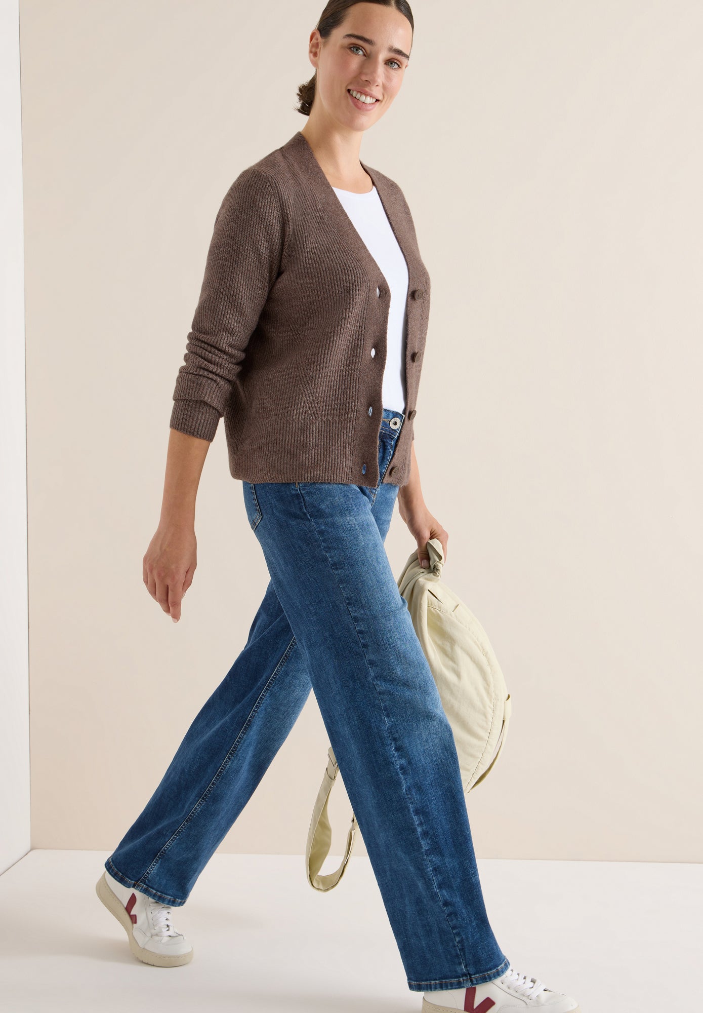 Cecil Strickjacken  braun