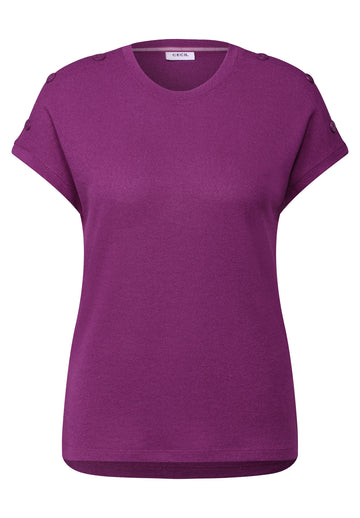 Strukturshirt mit Knöpfen