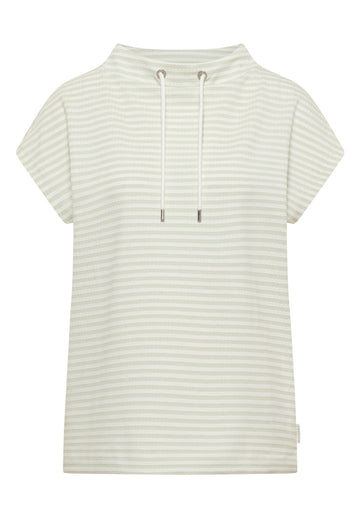 Strukturshirt mit Streifenmuster