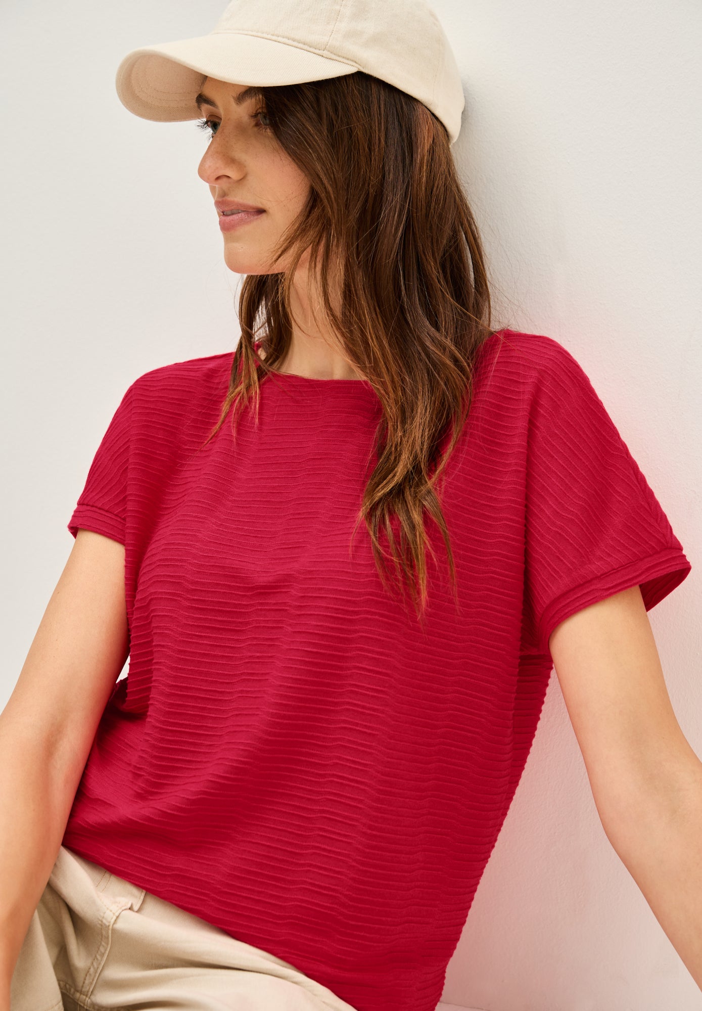 Cecil T-Shirts  rot
