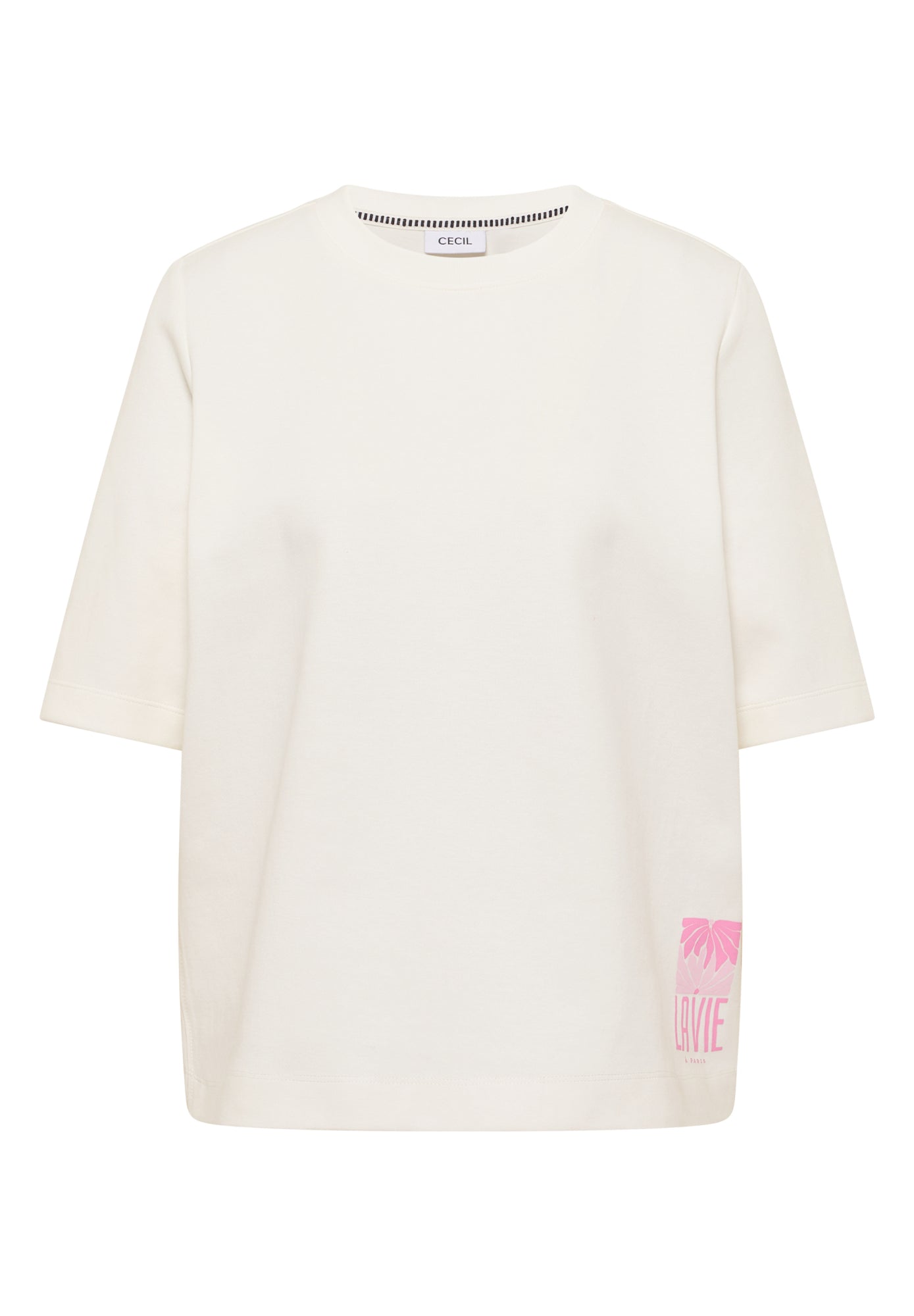 Cecil T-Shirts  creme