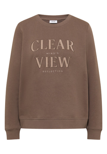 Sweatshirt mit Wording