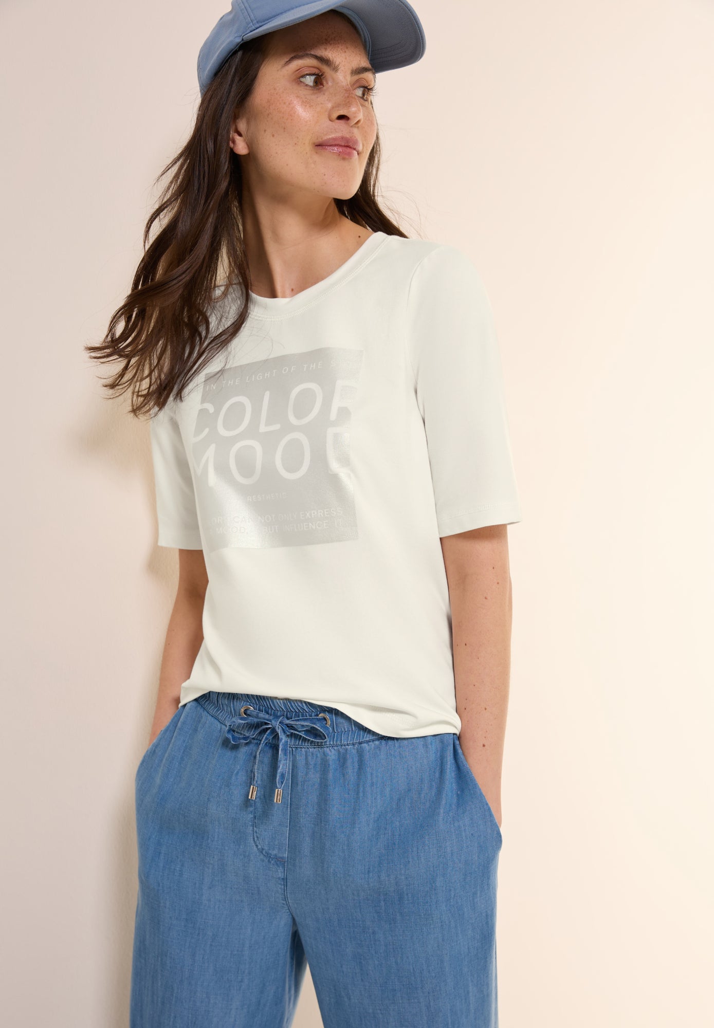 Cecil T-Shirts  beige