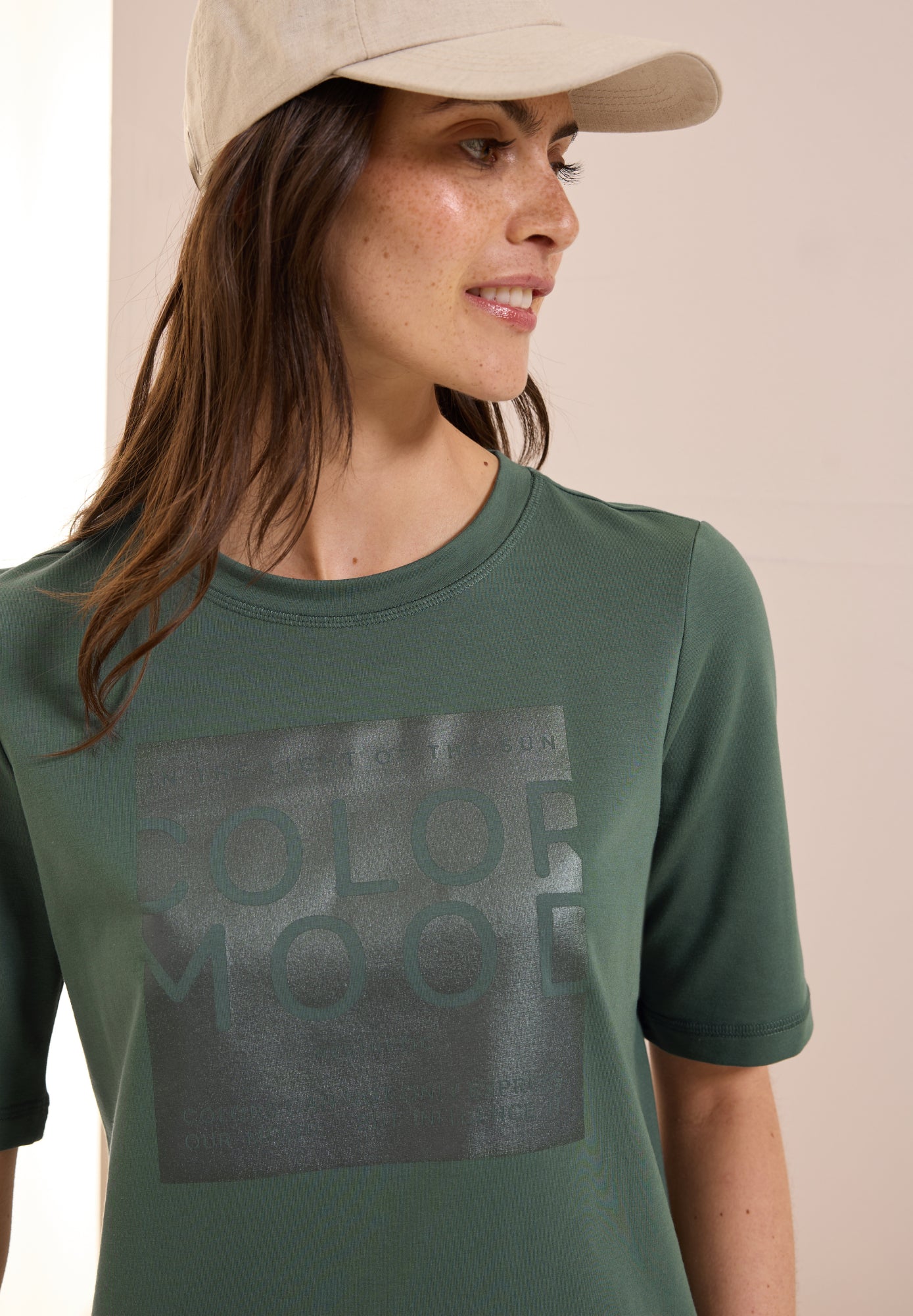 Cecil T-Shirts  grün