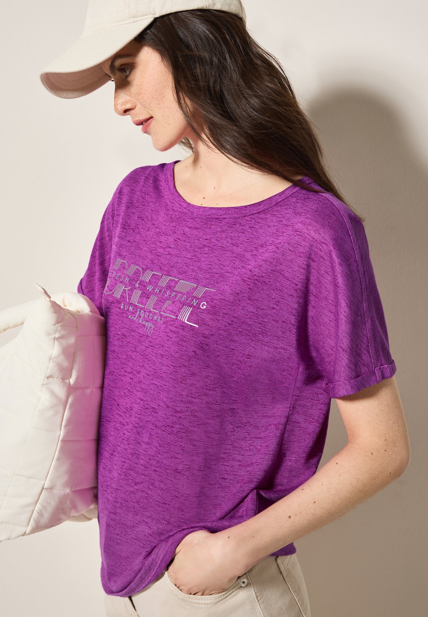 Cecil T-Shirts  lila