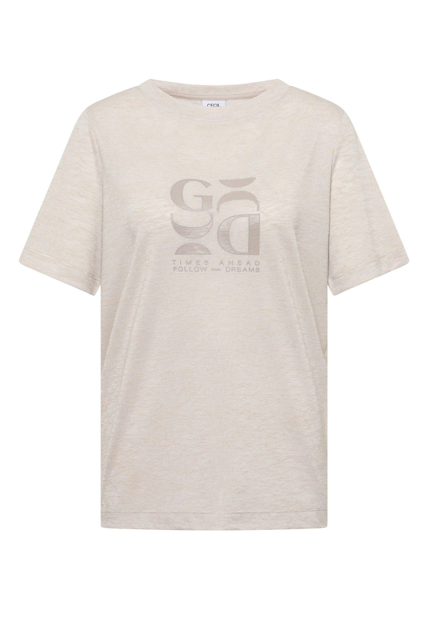 Cecil T-Shirts  beige