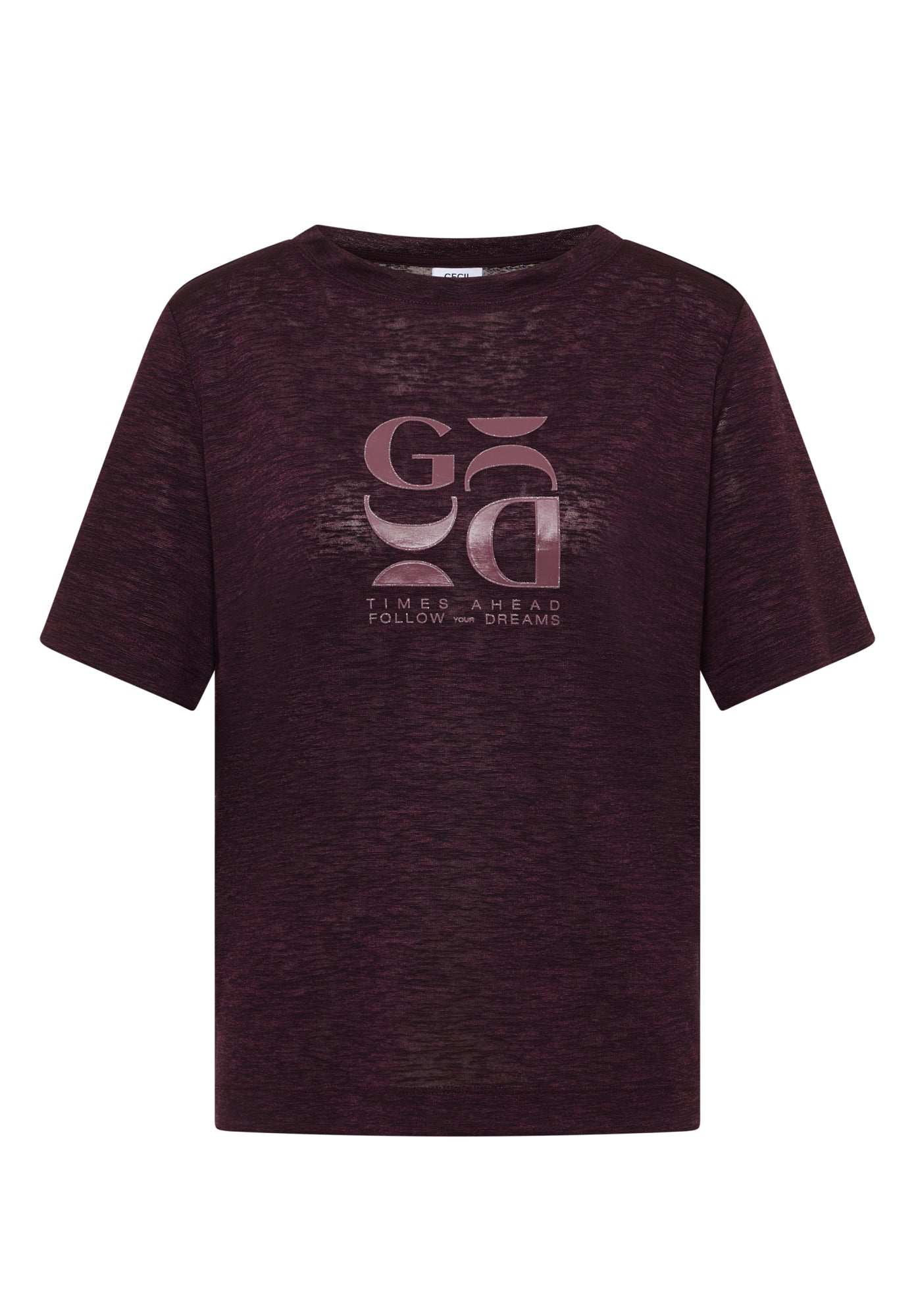 Cecil T-Shirts  bordeaux