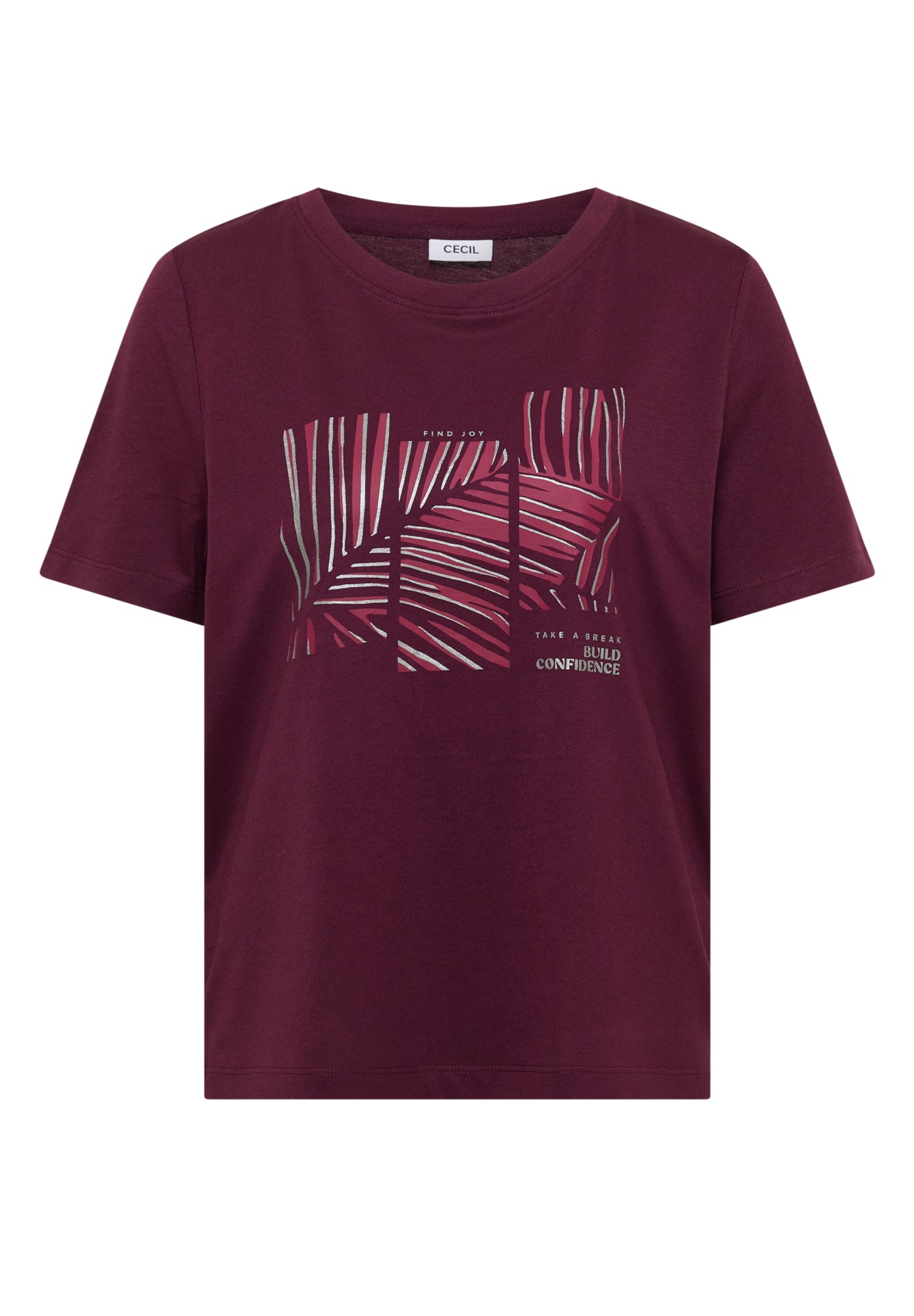Cecil T-Shirts  bordeaux