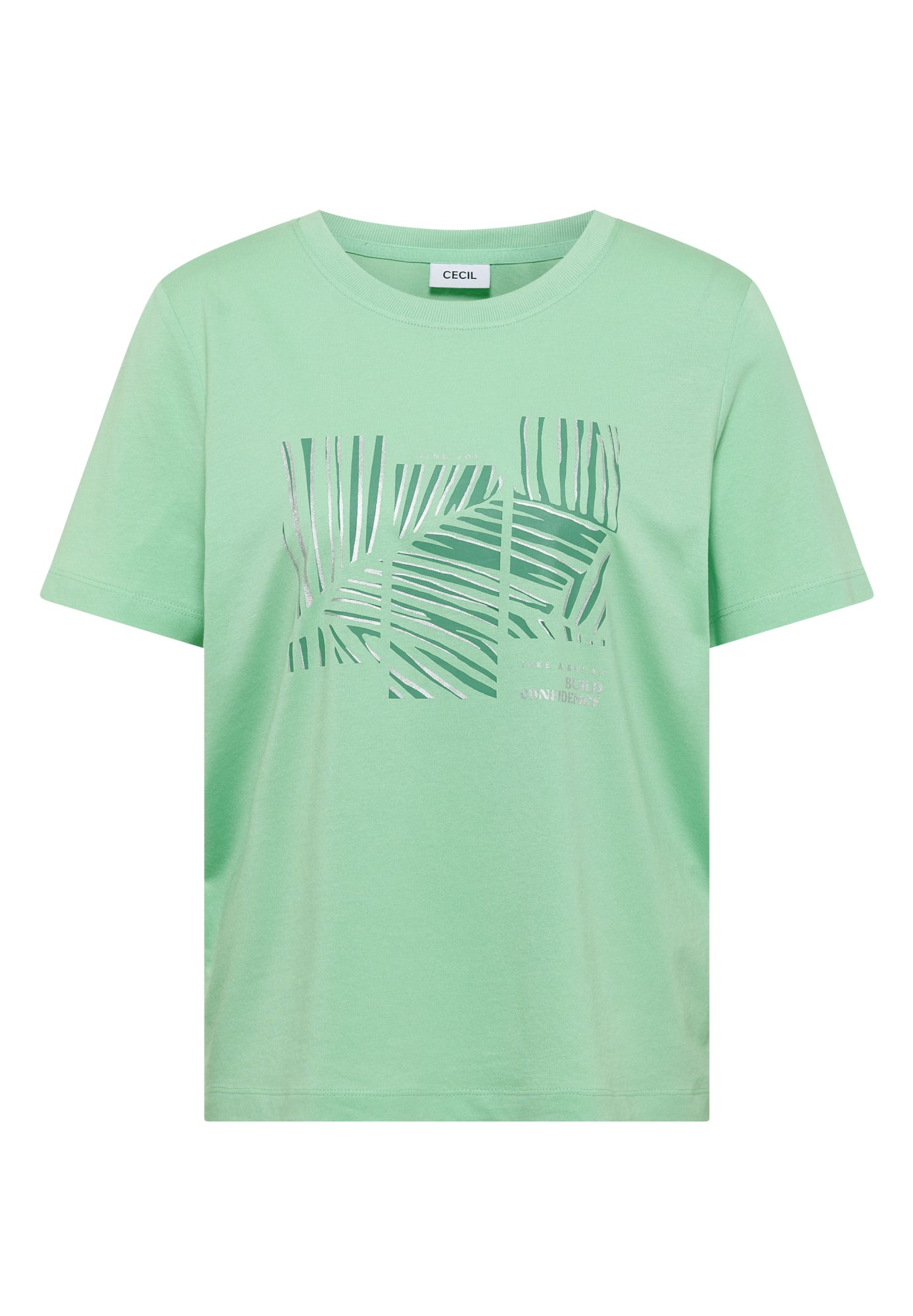 Cecil T-Shirts  hellgrün