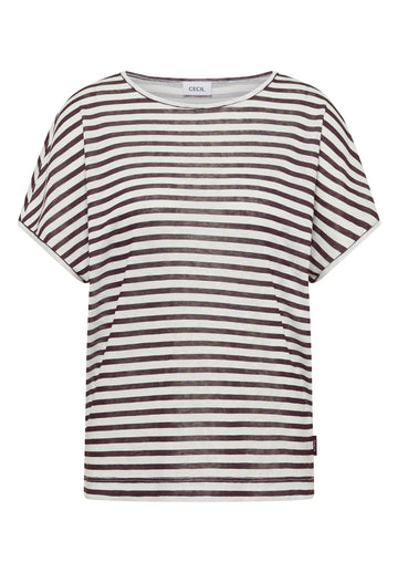 T-Shirt mit Boatneck