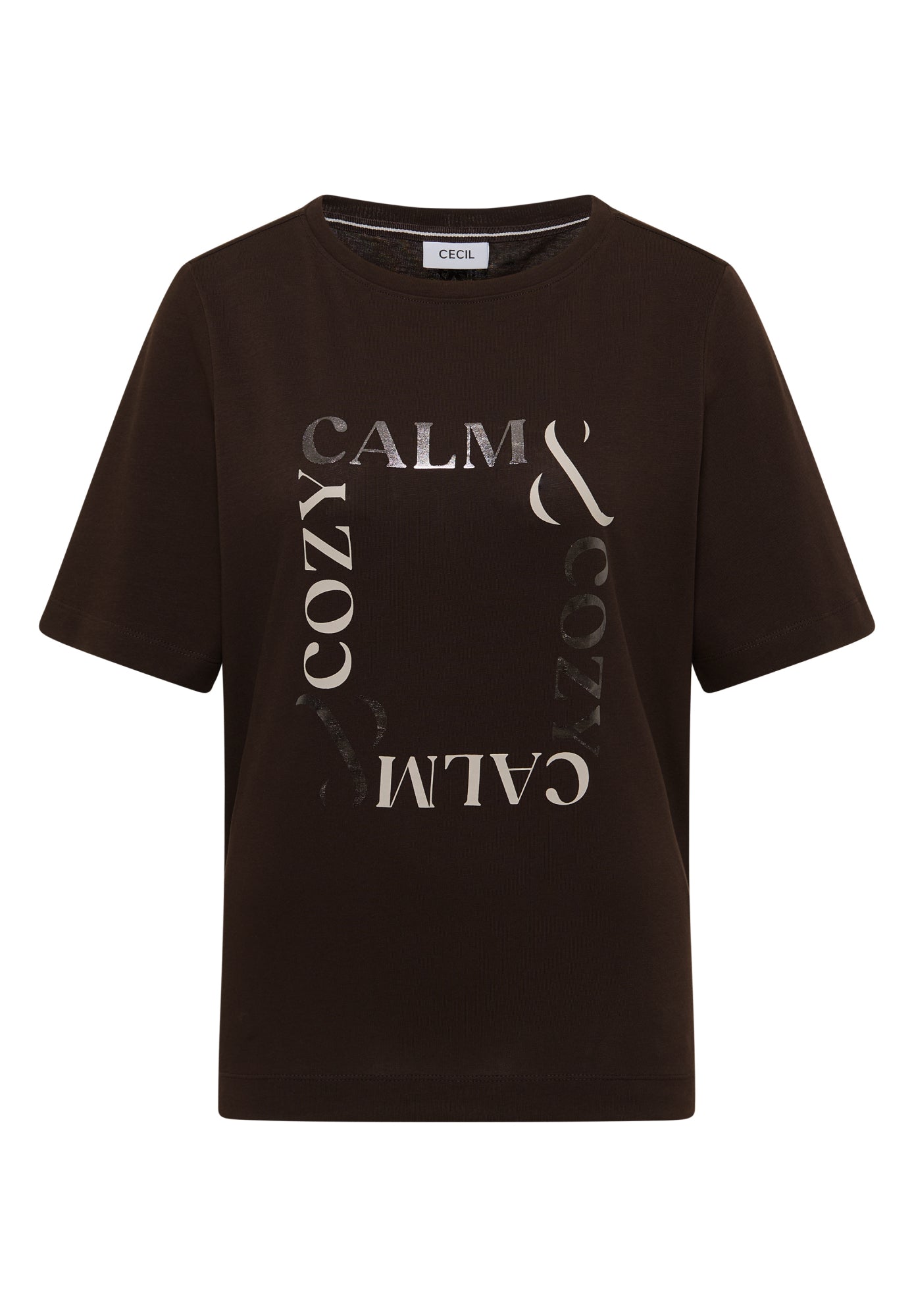 Cecil T-Shirts  braun