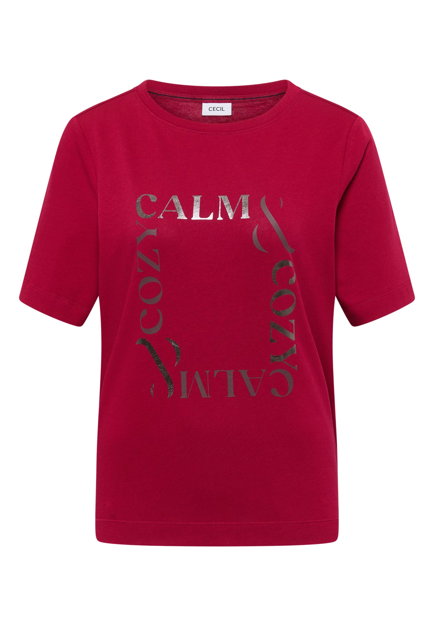 Cecil T-Shirts  rot