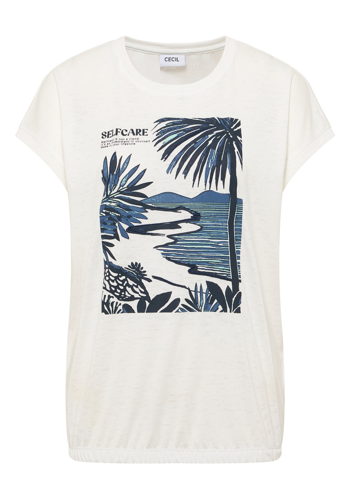 Cecil T-Shirts  weiß