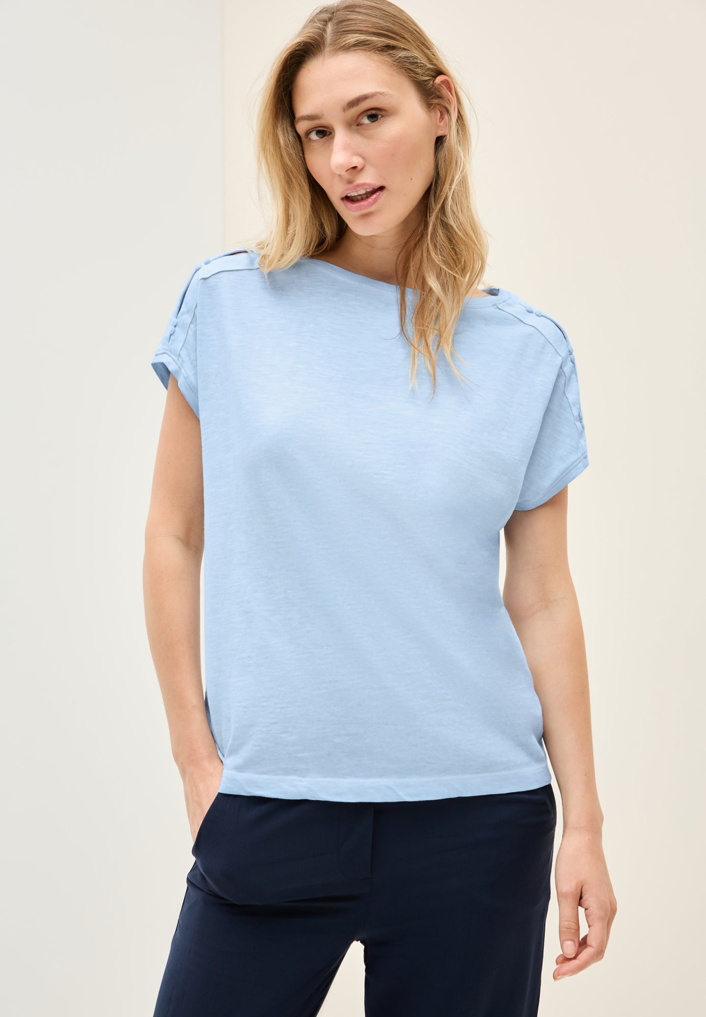 Cecil T-Shirts  blau