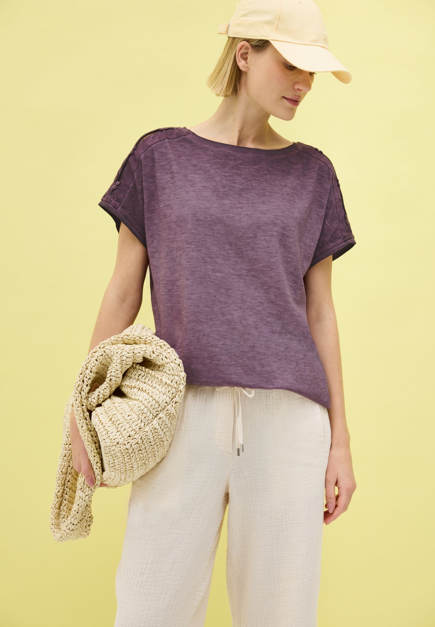 Cecil T-Shirts  lila