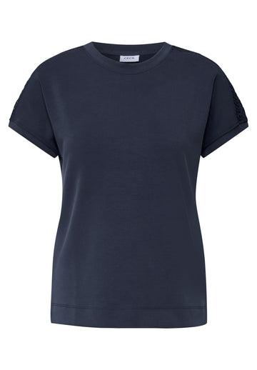 T-Shirt mit Mesh-Detail