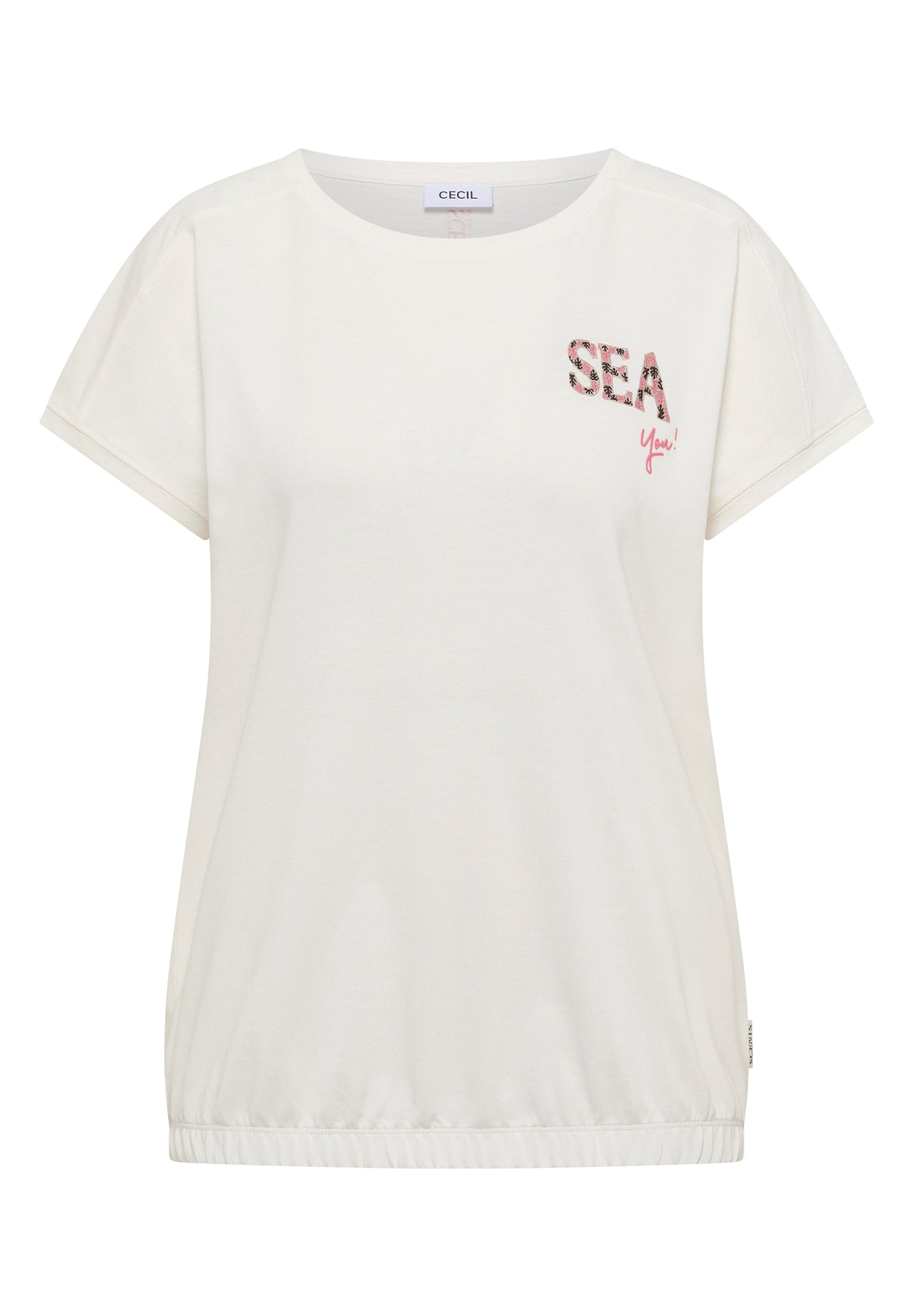 Cecil T-Shirts  weiß