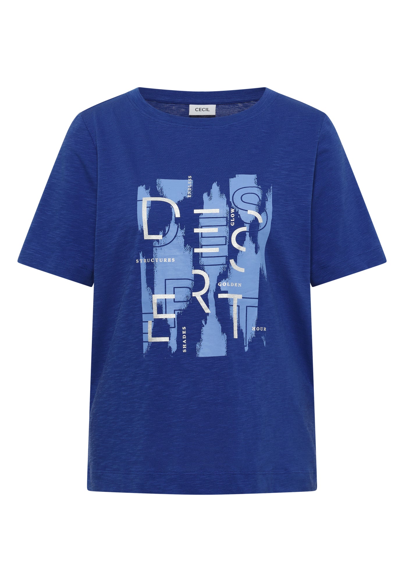 Cecil T-Shirts  blau