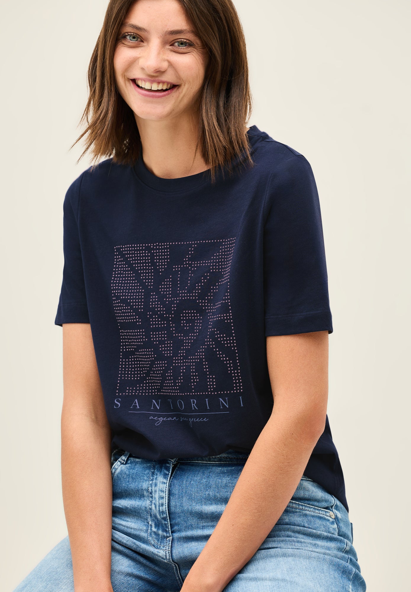 Cecil T-Shirts  dunkelblau