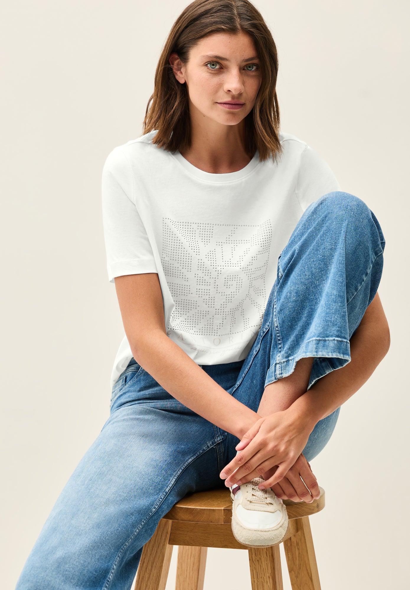 Cecil T-Shirts  weiß