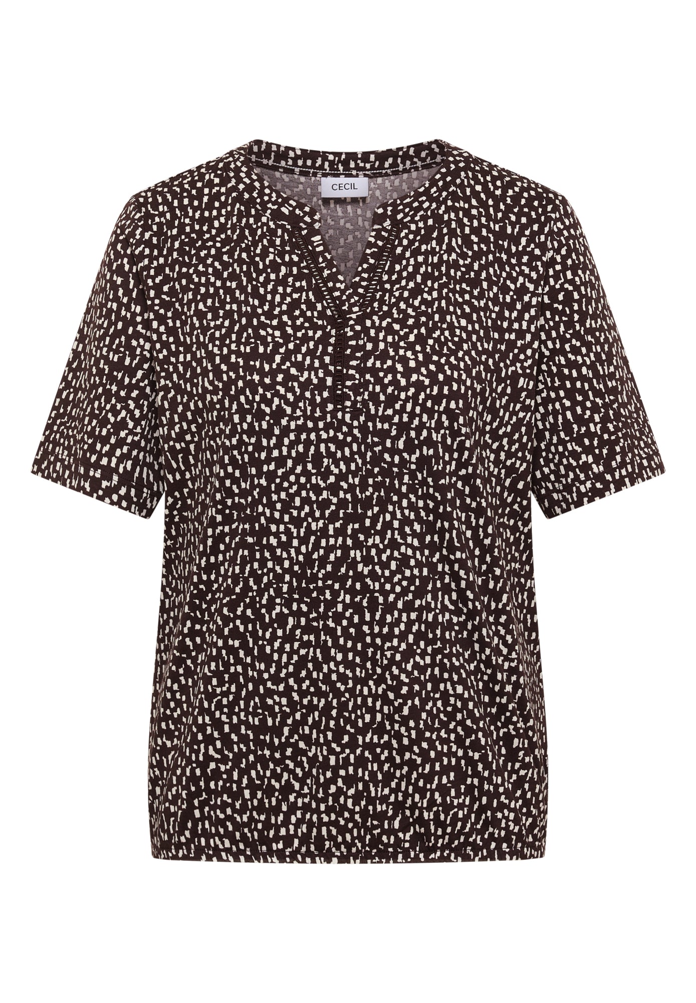 Cecil T-Shirts  braun