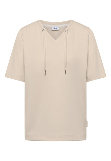 T-Shirt mit V-Neck