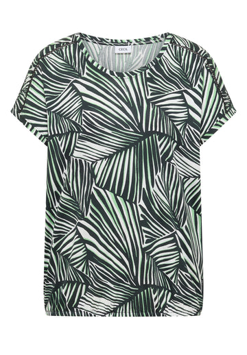 T-Shirt mit V-Neck