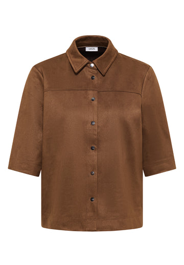 Veloursbluse