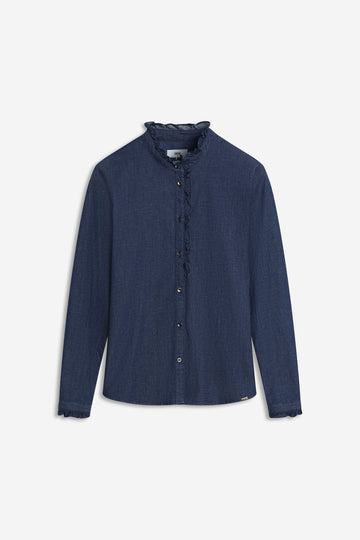 Bluse mit Spitze