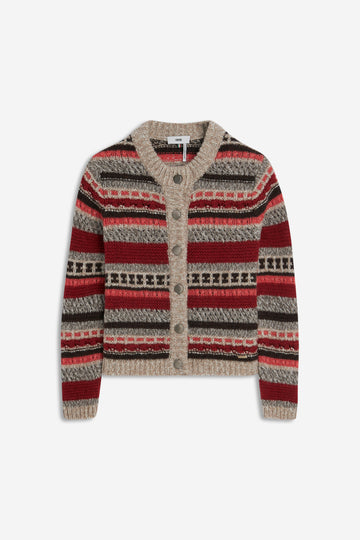 CICHANA Strickjacke mit Streifenmuster