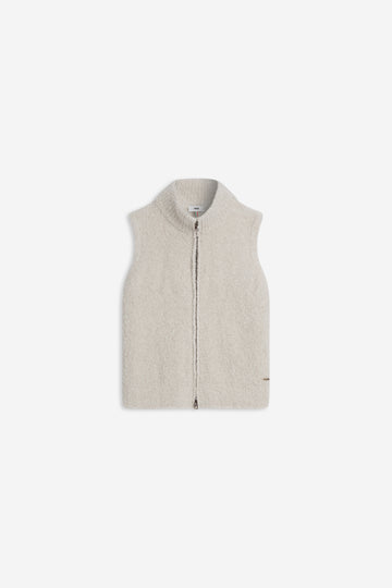 CICHA Strickjacke mit Stehkragen und 2-Wege-Reißverschluss