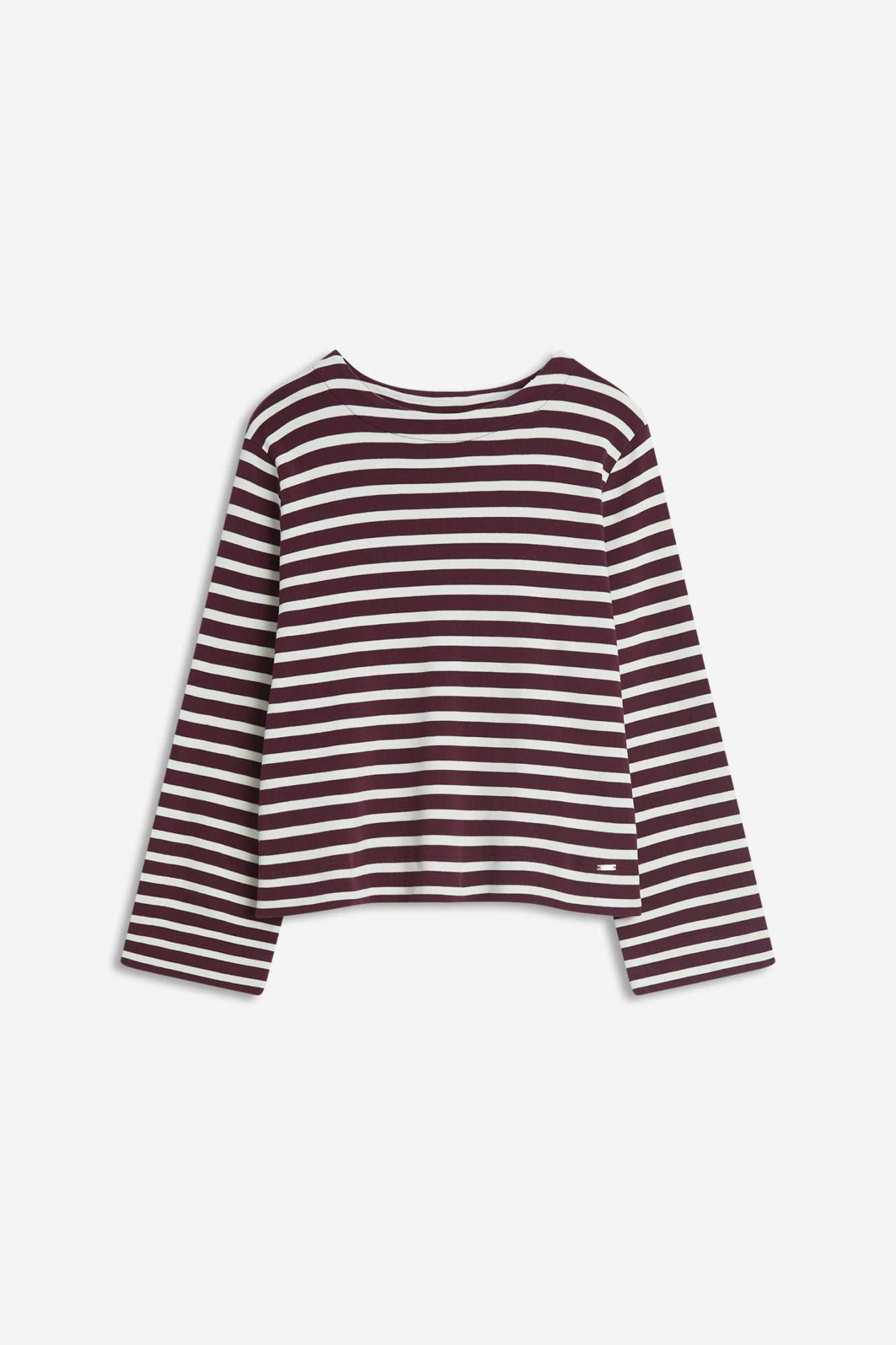 Cinque Langarmshirts  dunkelrot