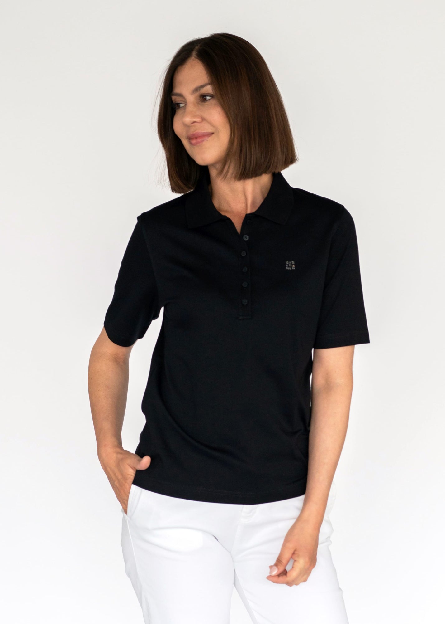 Clarina Poloshirts  schwarz