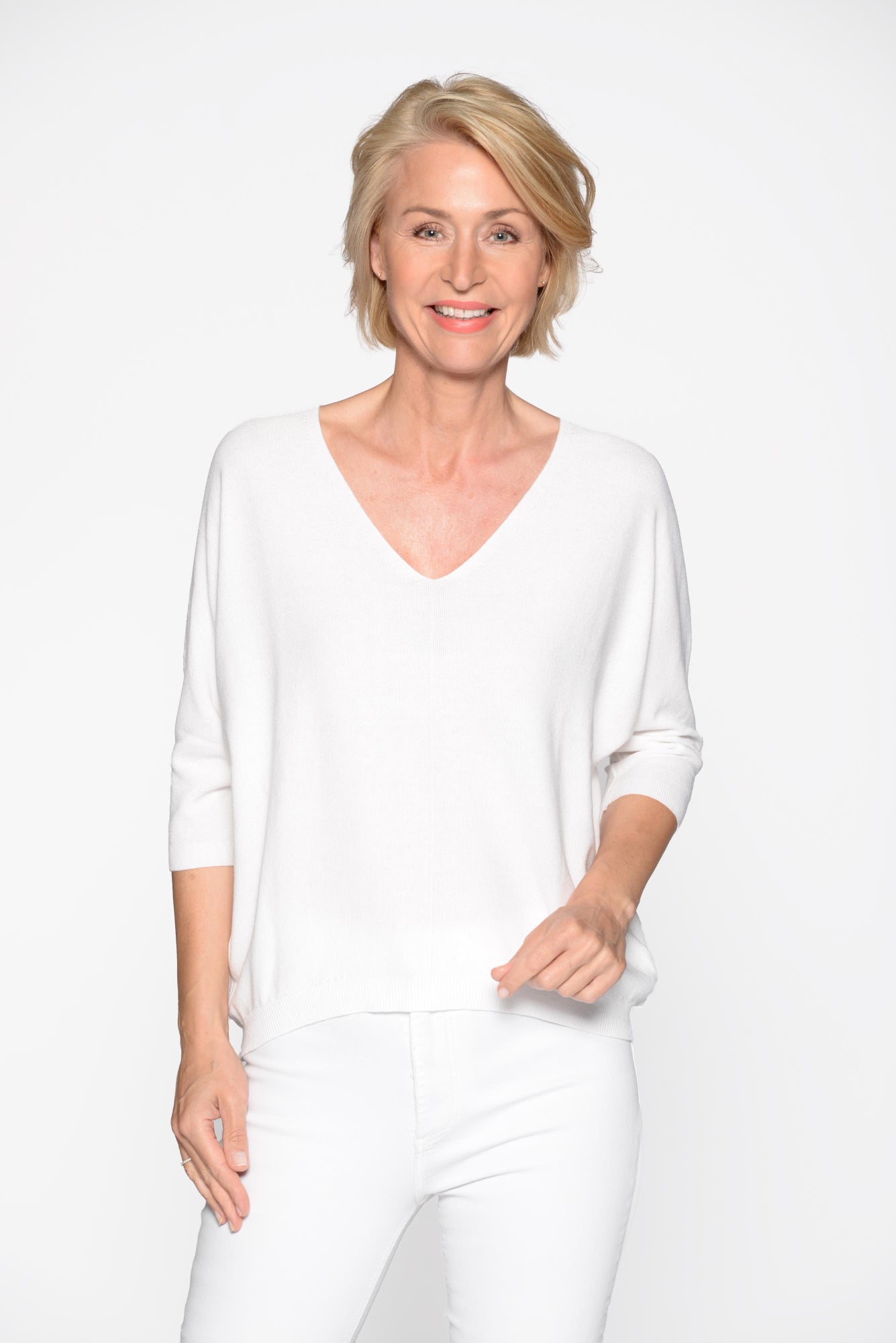 Clarina Pullover  weiß