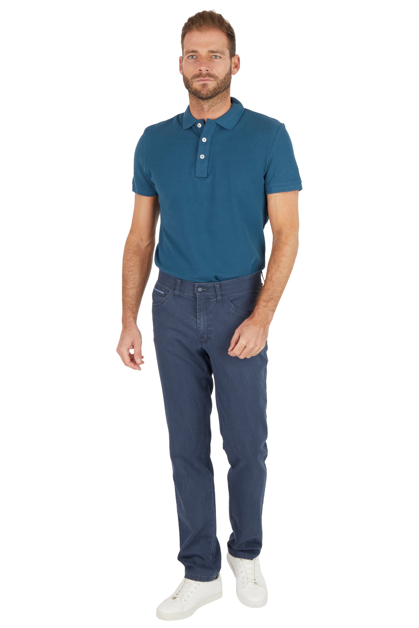 Club of Comfort Businesshosen  blau