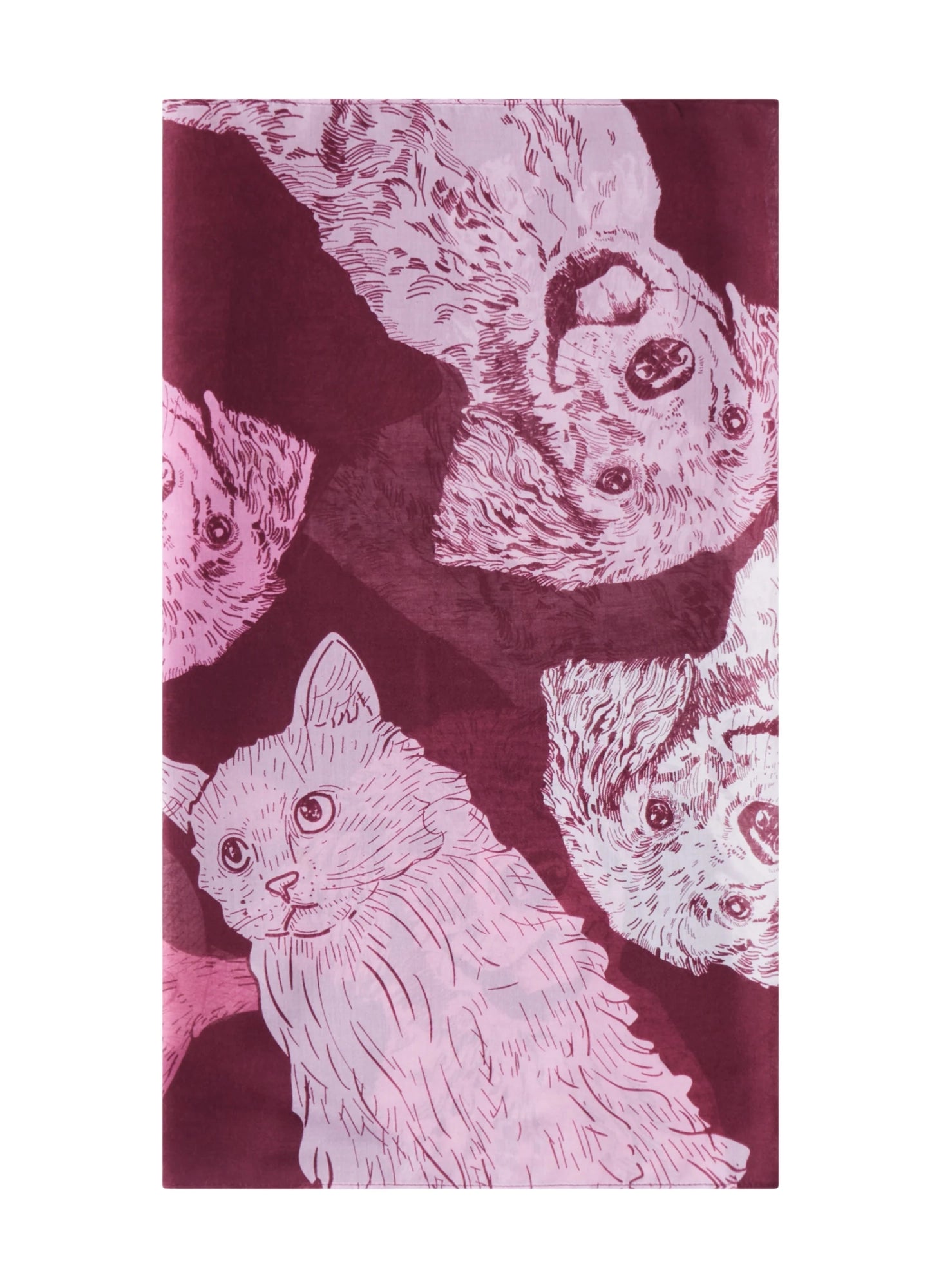 Codello Schals  bordeaux