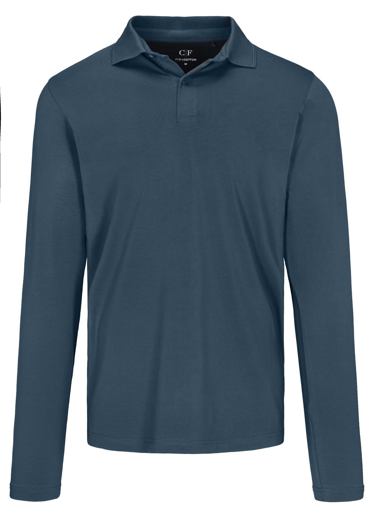 Commander Poloshirts  blau