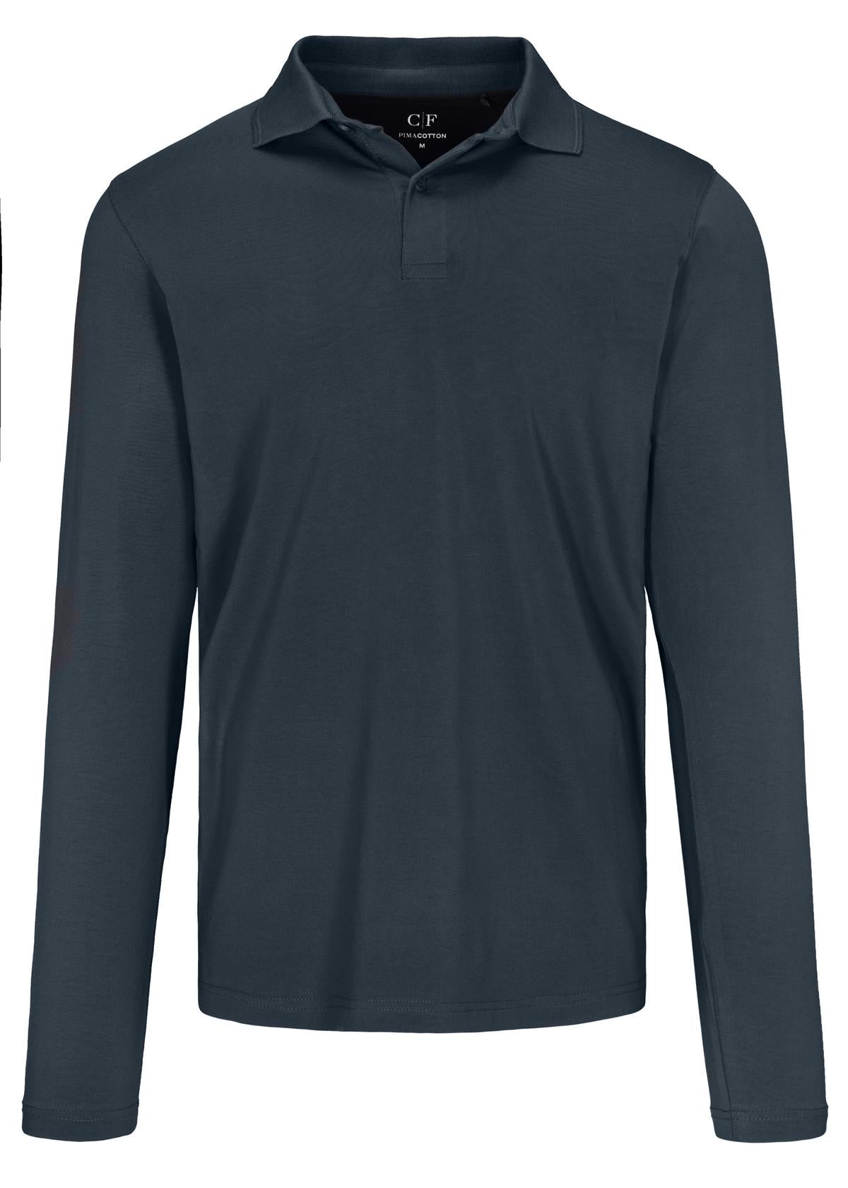 Commander Poloshirts  dunkelblau
