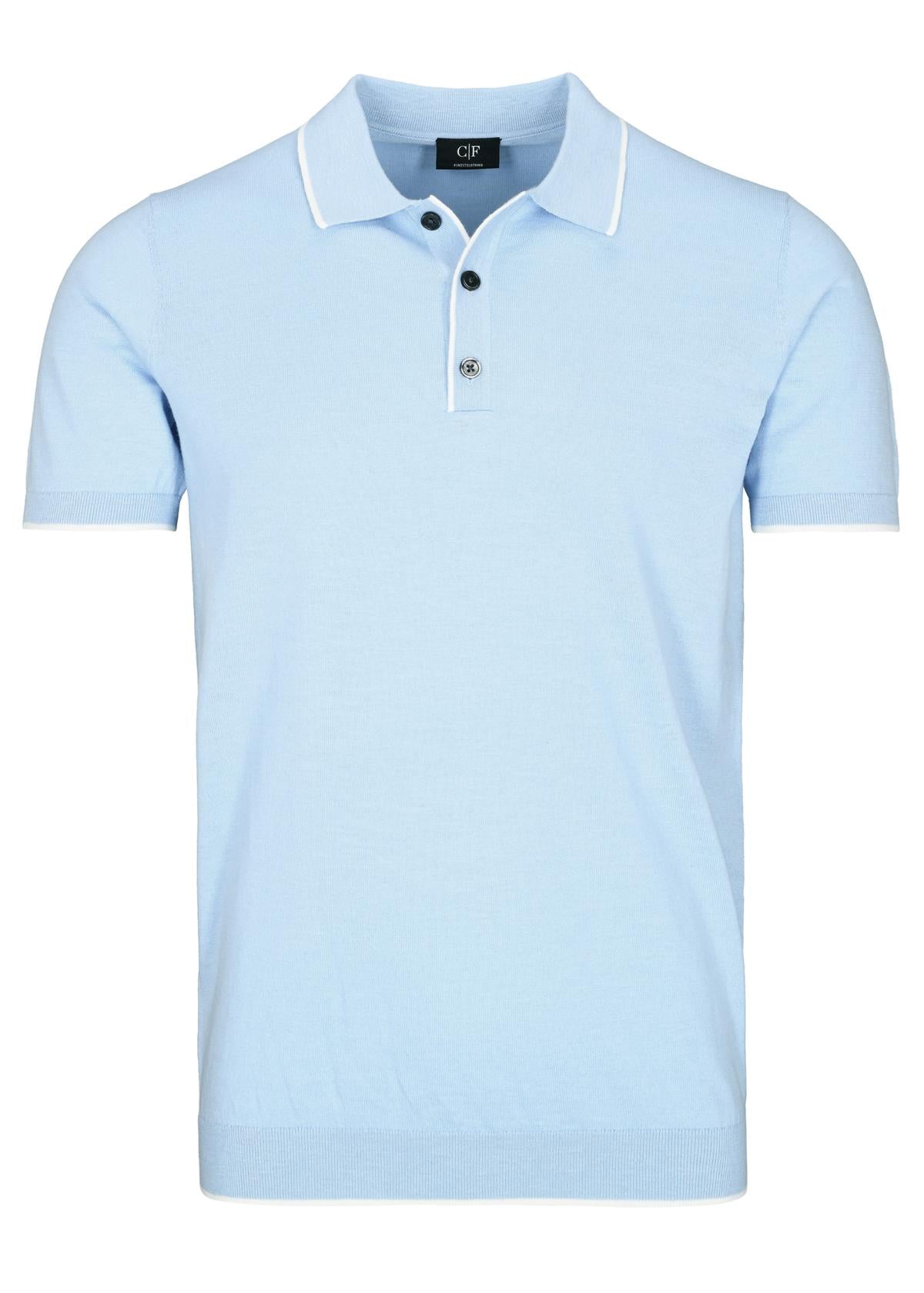 Commander Poloshirts  hellblau