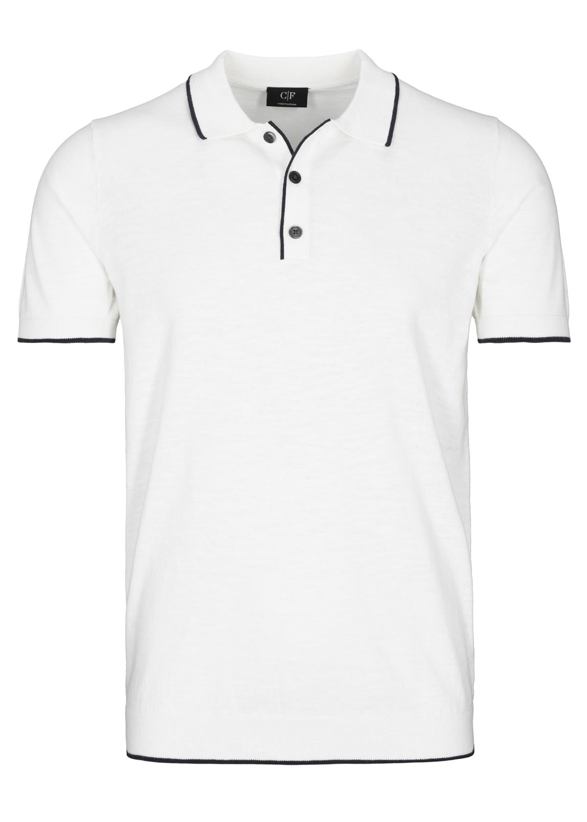 Commander Poloshirts  weiß