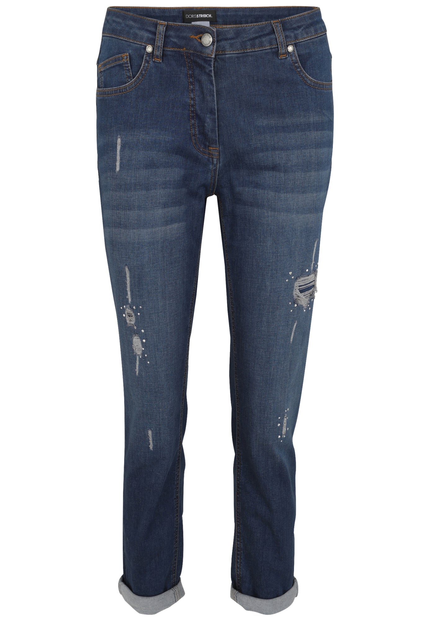Doris Streich Skinny, Slim  dunkelblau