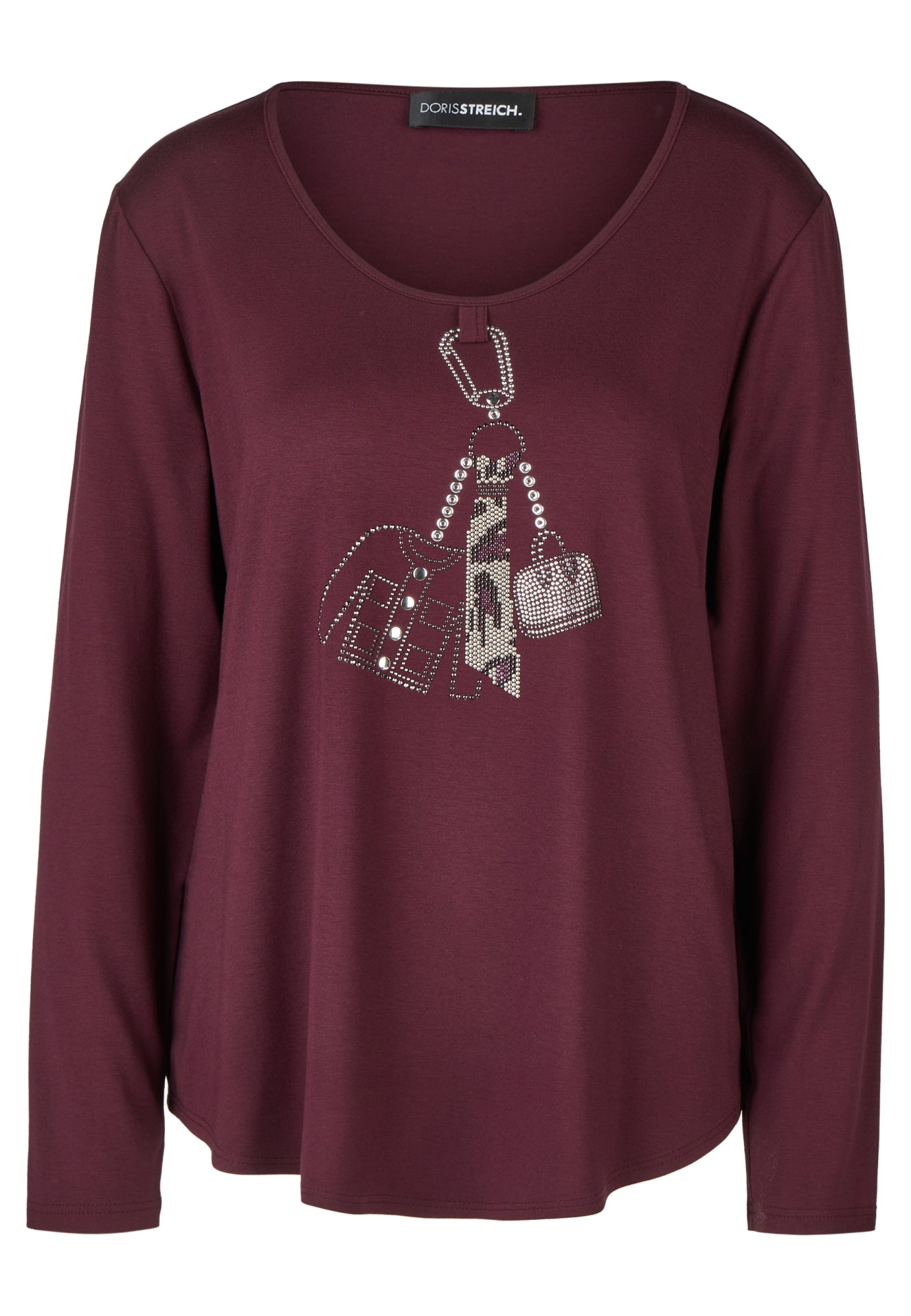 Doris Streich Langarmshirts  lila