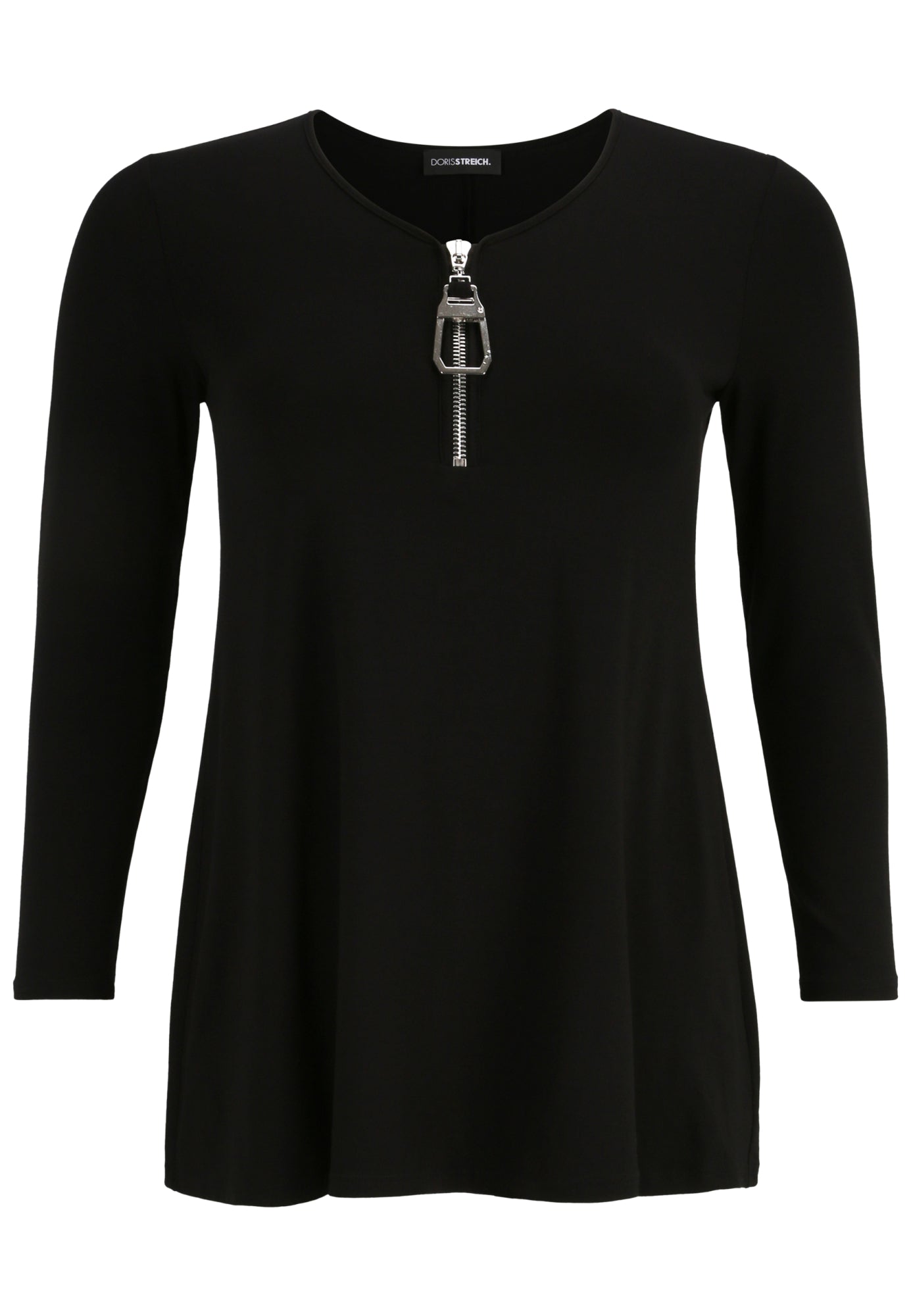 Doris Streich Langarmshirts  schwarz