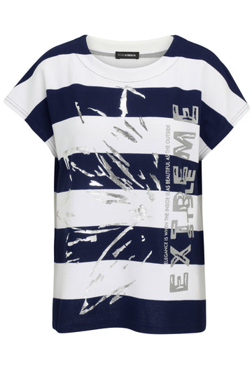 Shirt-Pulli mit Streifenmuster
