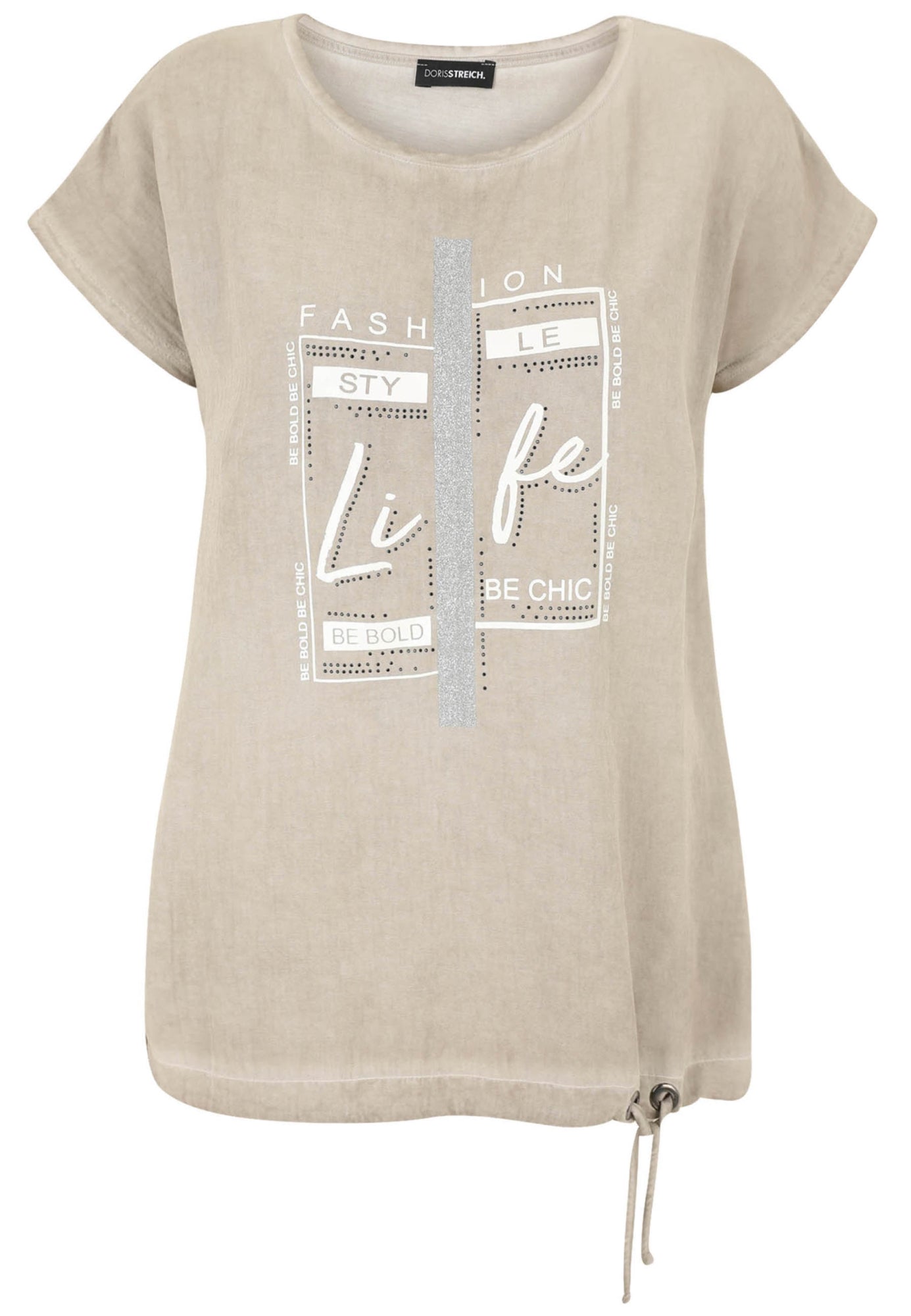 Doris Streich T-Shirts  beige