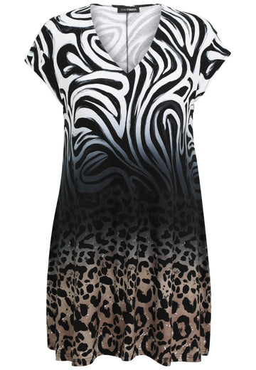 Tunika mit Animalprint