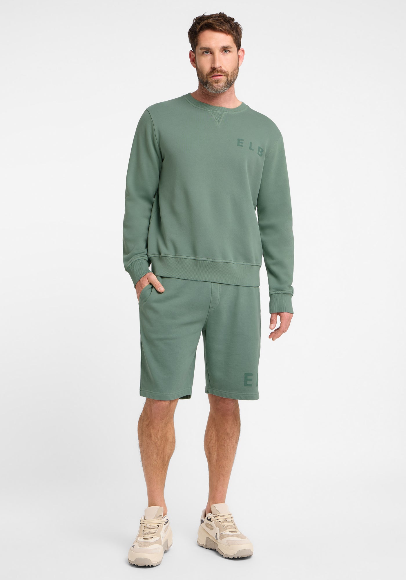 ELBSAND Sweatshirts  oliv