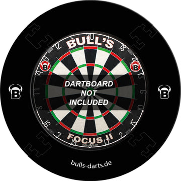 BULL'S Quarterback EVA Dartboard | Rot