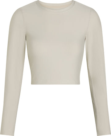 Olene Tight Fit Crop-Longsleeve