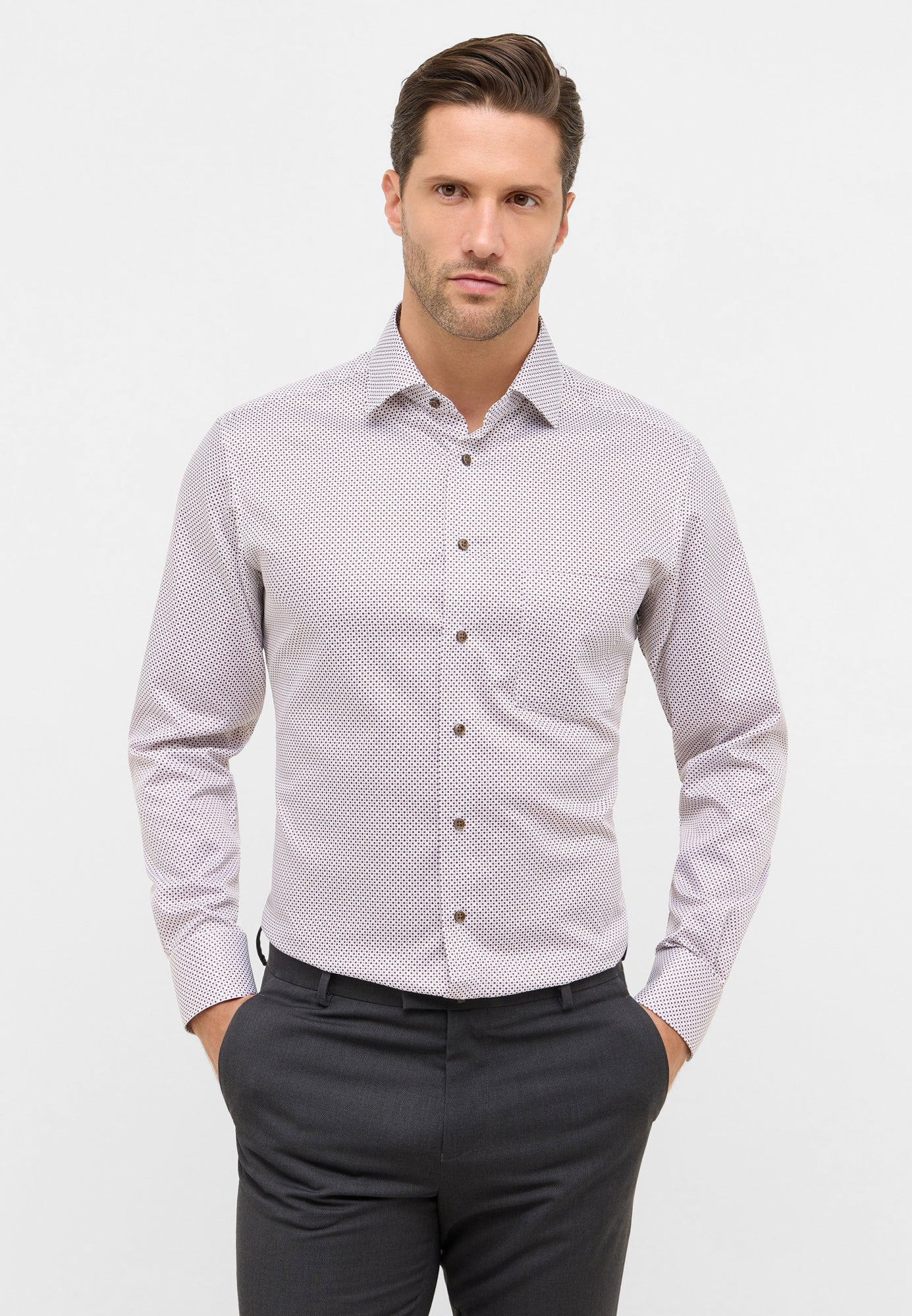 Eterna Hemden  beige